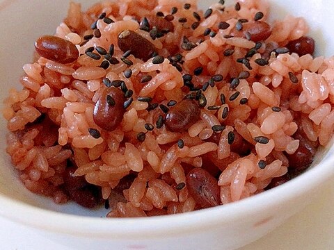 もち米なしでもお赤飯もどき　美味しい小豆ごはん